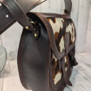 leather small field bag