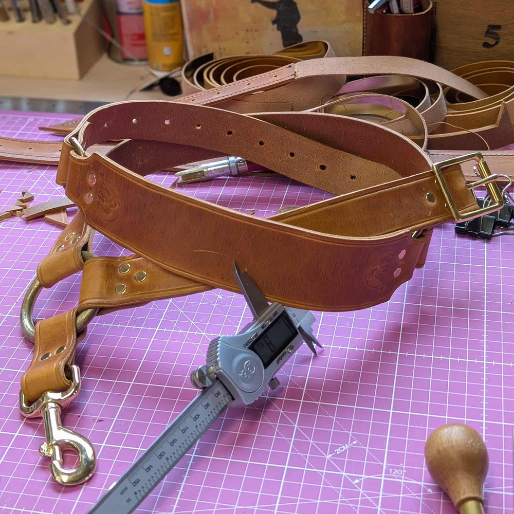 Traditional Cross-Body Falconry Belt