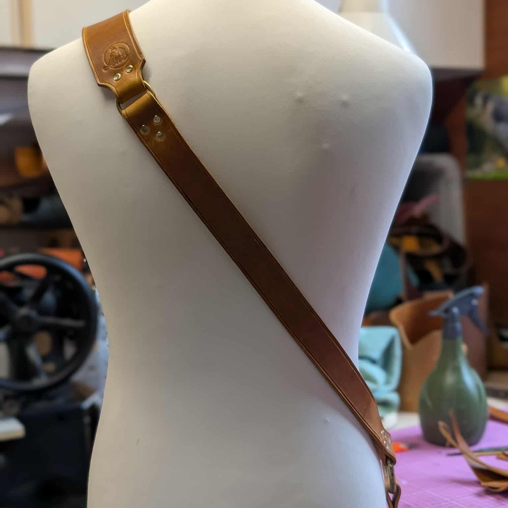 Traditional Cross-Body Falconry Belt